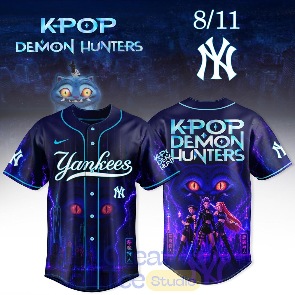 New York Yankees x K-Pop Demon Hunters Night 2026 Baseball Jersey