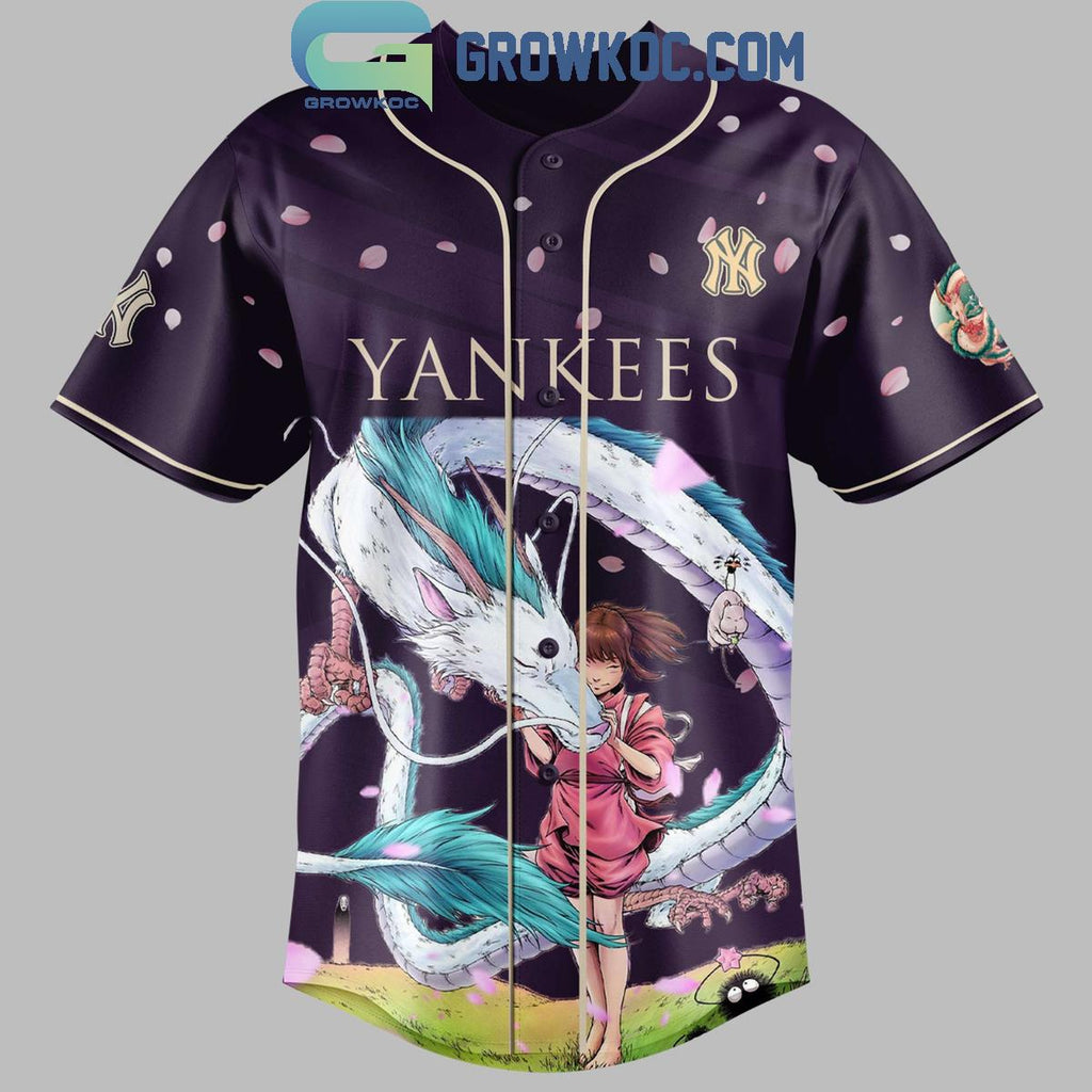 New York Yankees x Spirited Away Studio Ghibli 2025 Baseball Jersey