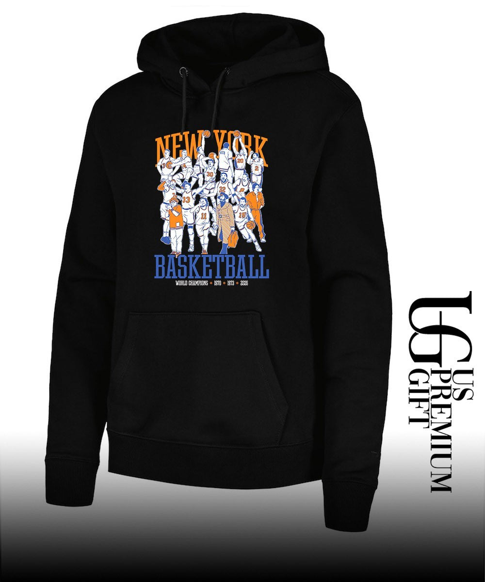 New York basketball three times world Champions graphic T-shirt