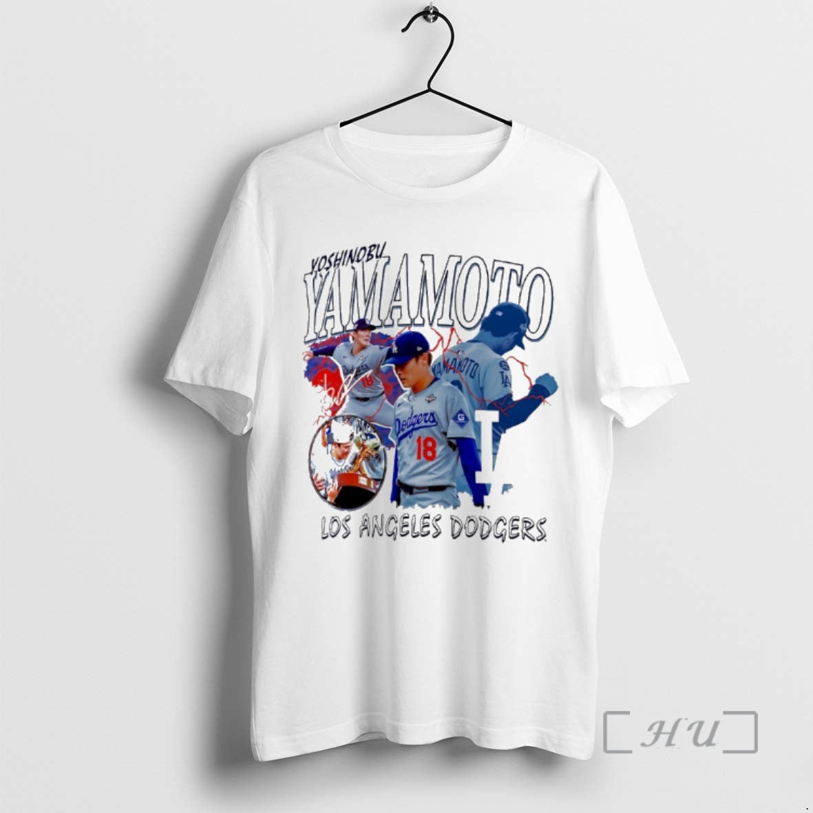 New Yoshinobu Yamamoto Los Angeles Dodgers Montage Player Signature T-Shirts, Hoodie, Sweatshirt | InkRitualCo.com
