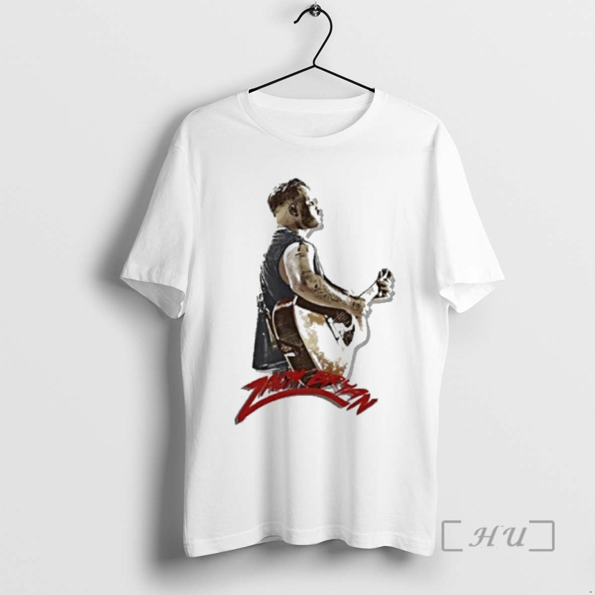 New Zach Bryan Silhouette Zach Playing The Guitar T-Shirts, Hoodie, Sweatshirt | InkRitualCo.com