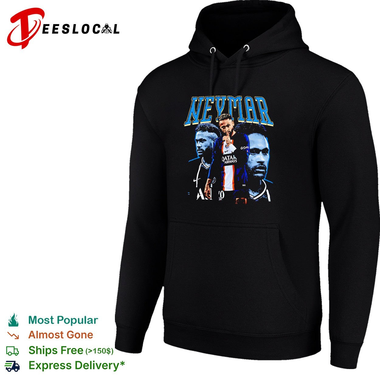 Neymar Paris Saint Germain graphic shirt
