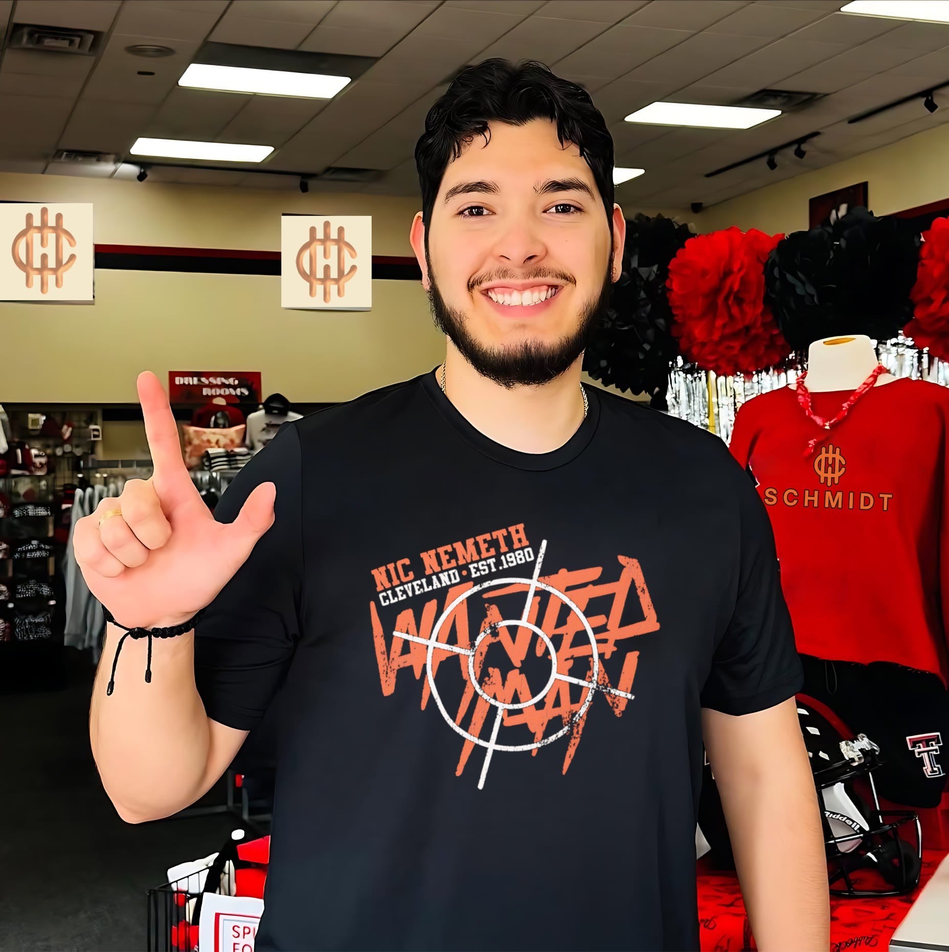 Nic Nemeth Wanted Man Cleveland Est 1980 shirt