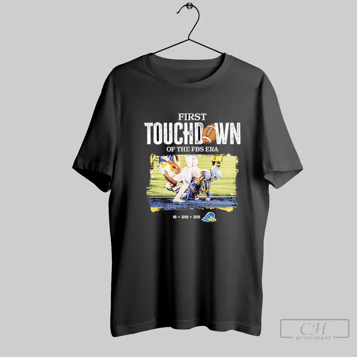 Nicholas Minicucci First Touchdown Of The Fbs Era Delaware Blue Hens Safety Football T-Shirts, Hoodie, Sweatshirt