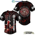 Nickelback Get Rollin Thank God You Found Me Personalized Baseball Jersey