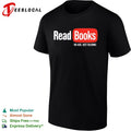 No ads just reading read books parody shirt