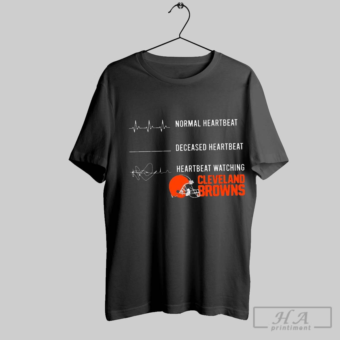Normal Heartbeat Deceased Heartbeat Heartbeat Watching Cleveland Browns 2024 T-Shirts, Hoodie, Sweatshirt | InkRitualCo.com