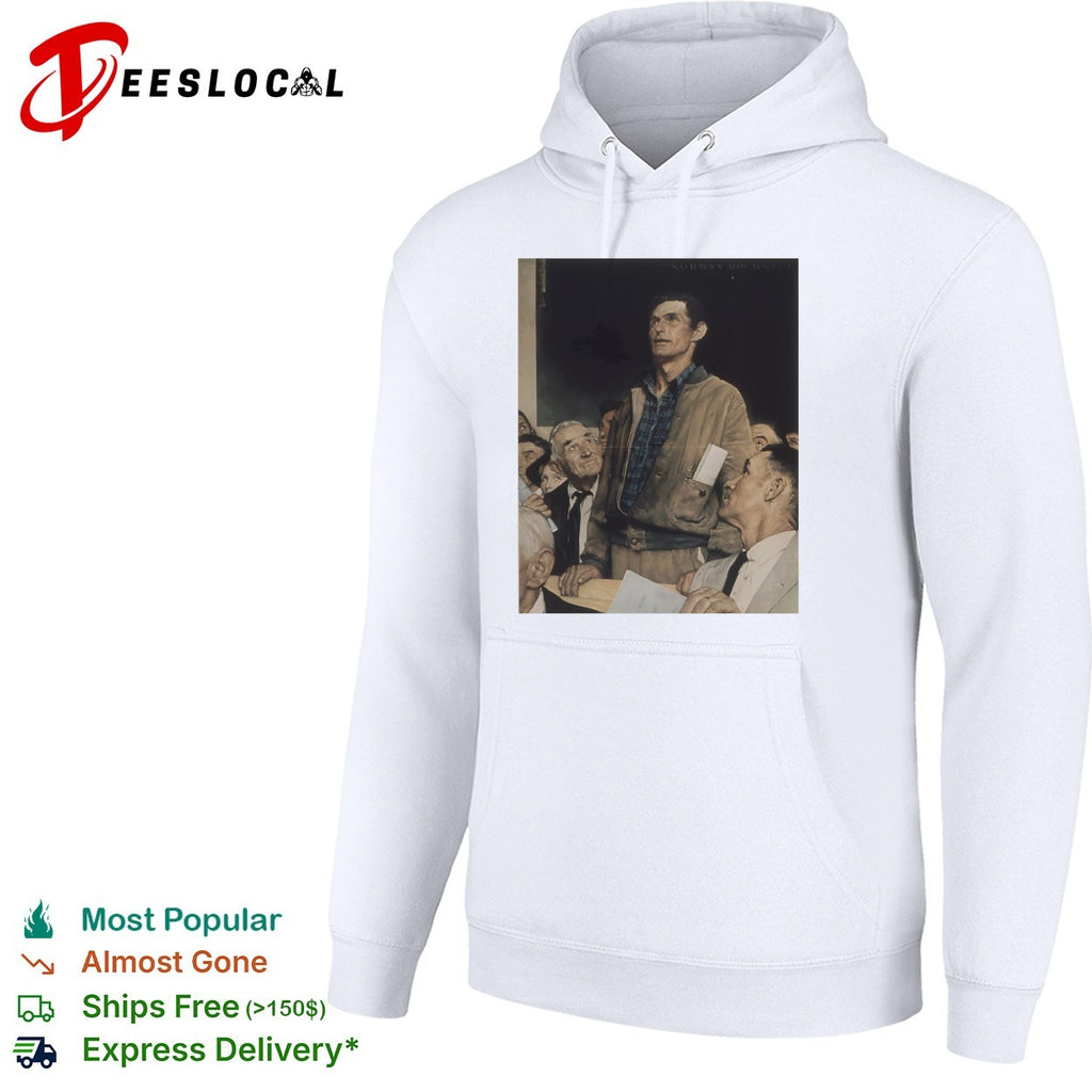 Norman Rockwell Four Freedoms Freedom of Speech est 1943 shirt