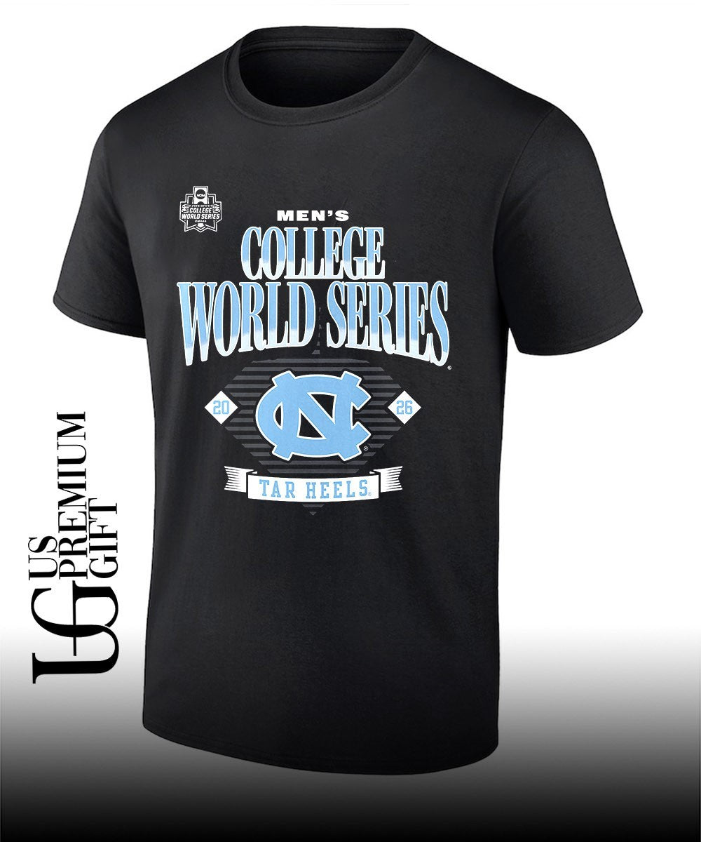 North Carolina Tar Heels 2026 NCAA Baseball Men’s College World Series T-shirt