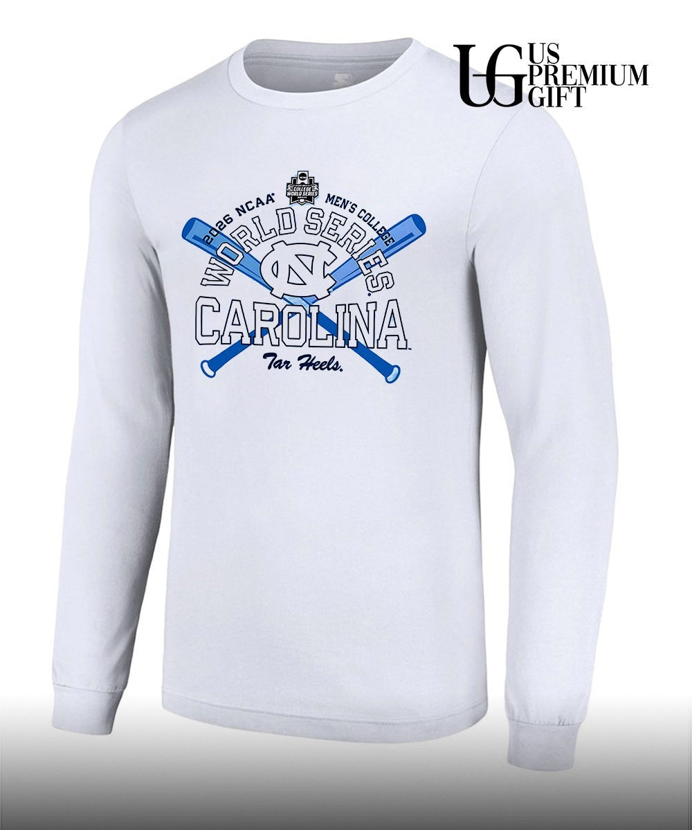 North Carolina Tar Heels 2026 NCAA Men’s College World Series Carolina shirt