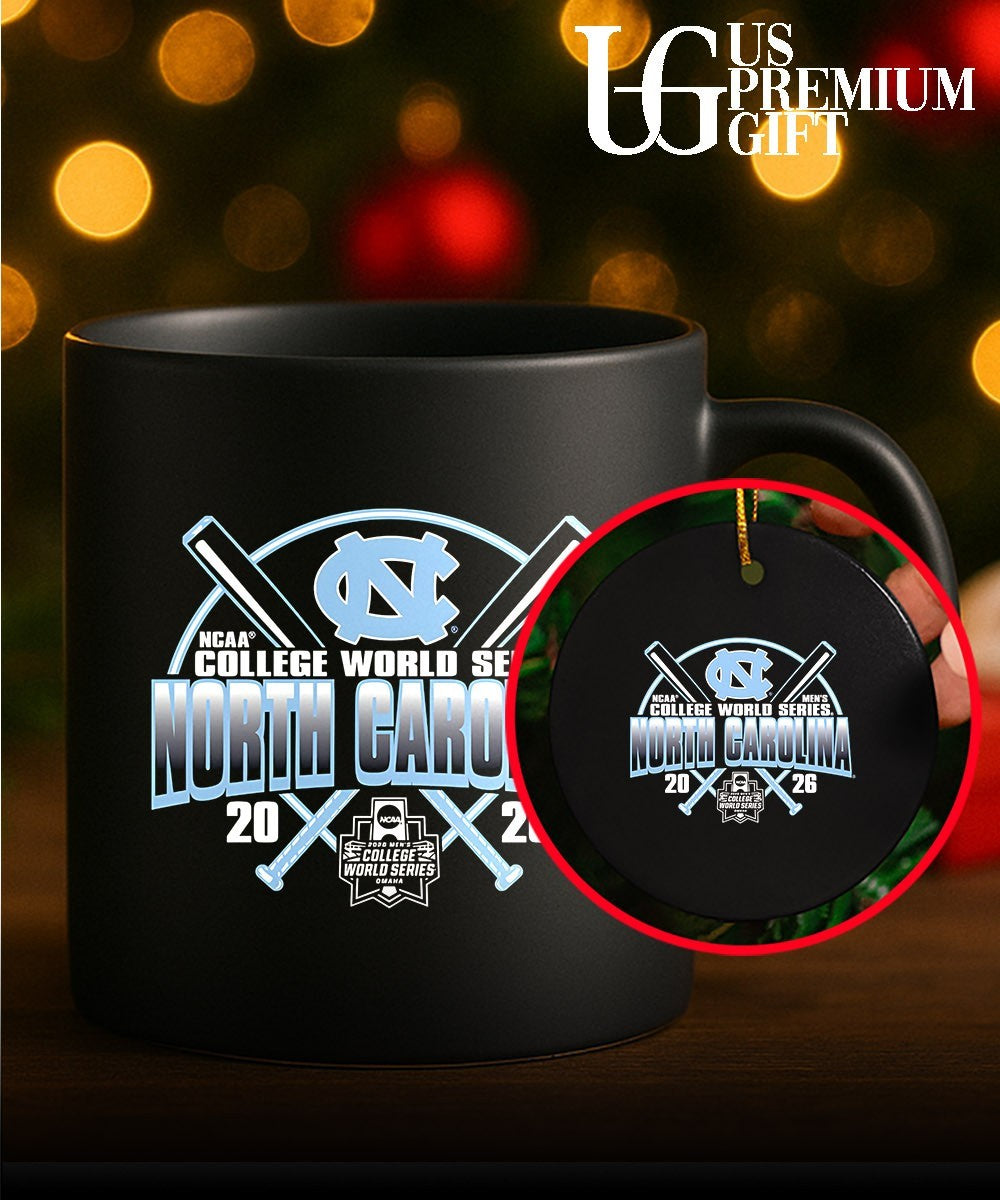 North Carolina Tar Heels 2026 NCAA Men’s college World Series Game Bat T-shirt