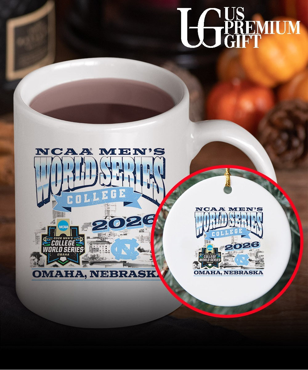 North Carolina Tar Heels 2026 NCAA Men’s world series college T-shirt