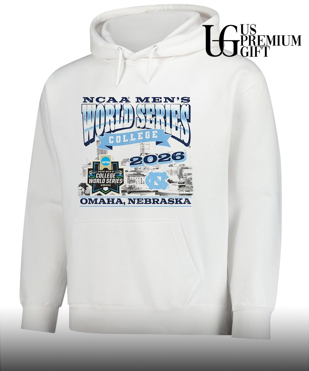 North Carolina Tar Heels 2026 NCAA Men’s world series college T-shirt