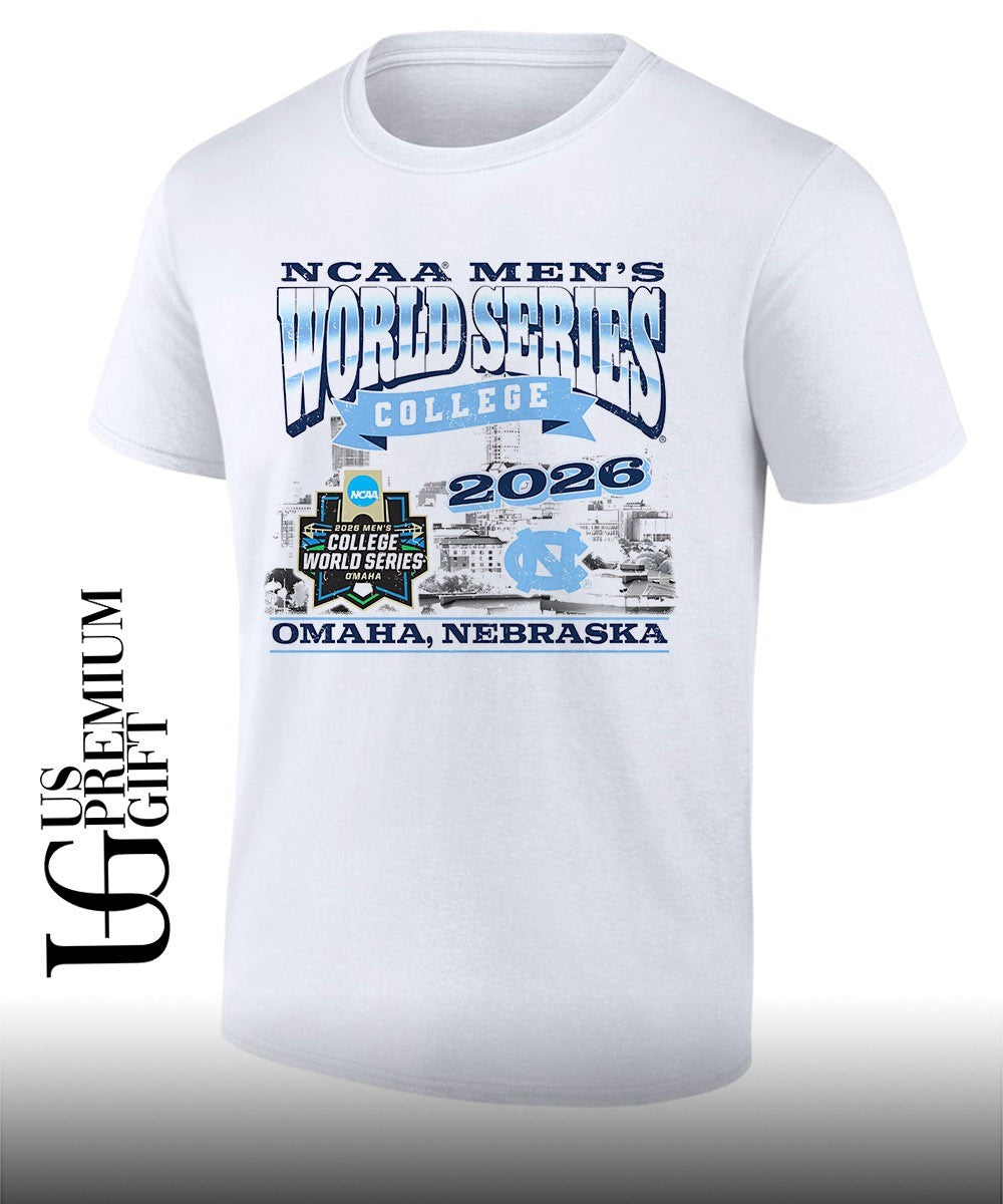 North Carolina Tar Heels 2026 NCAA Men’s world series college T-shirt