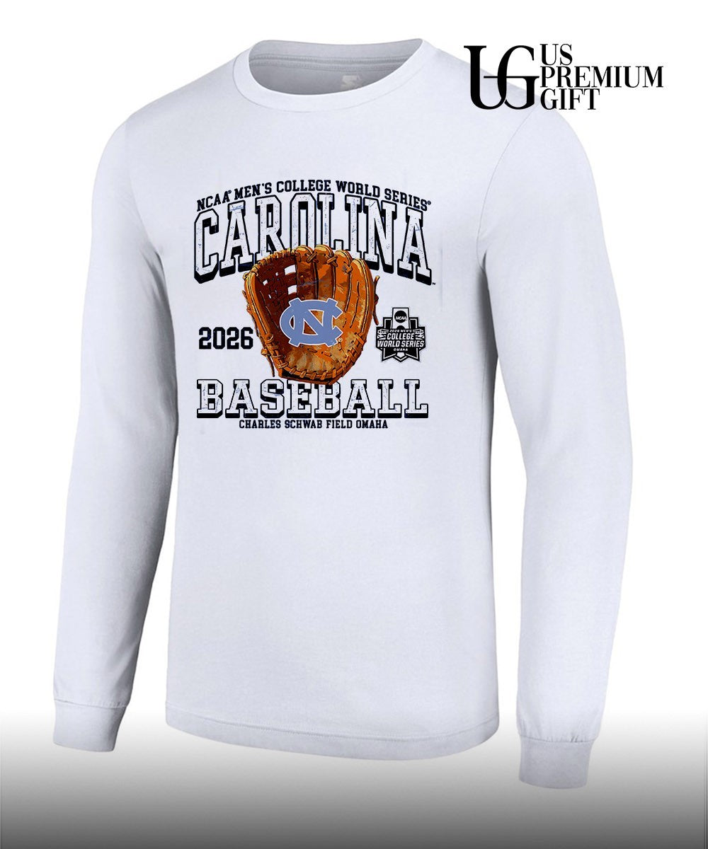 North Carolina Tar Heels NCAA Men’s College World Series 2026 Baseball shirt