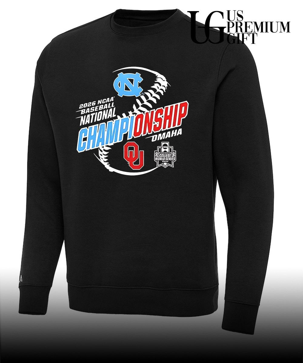 North Carolina vs Oklahoma Sooners 2026 NCAA Baseball National Championship Omaha shirt