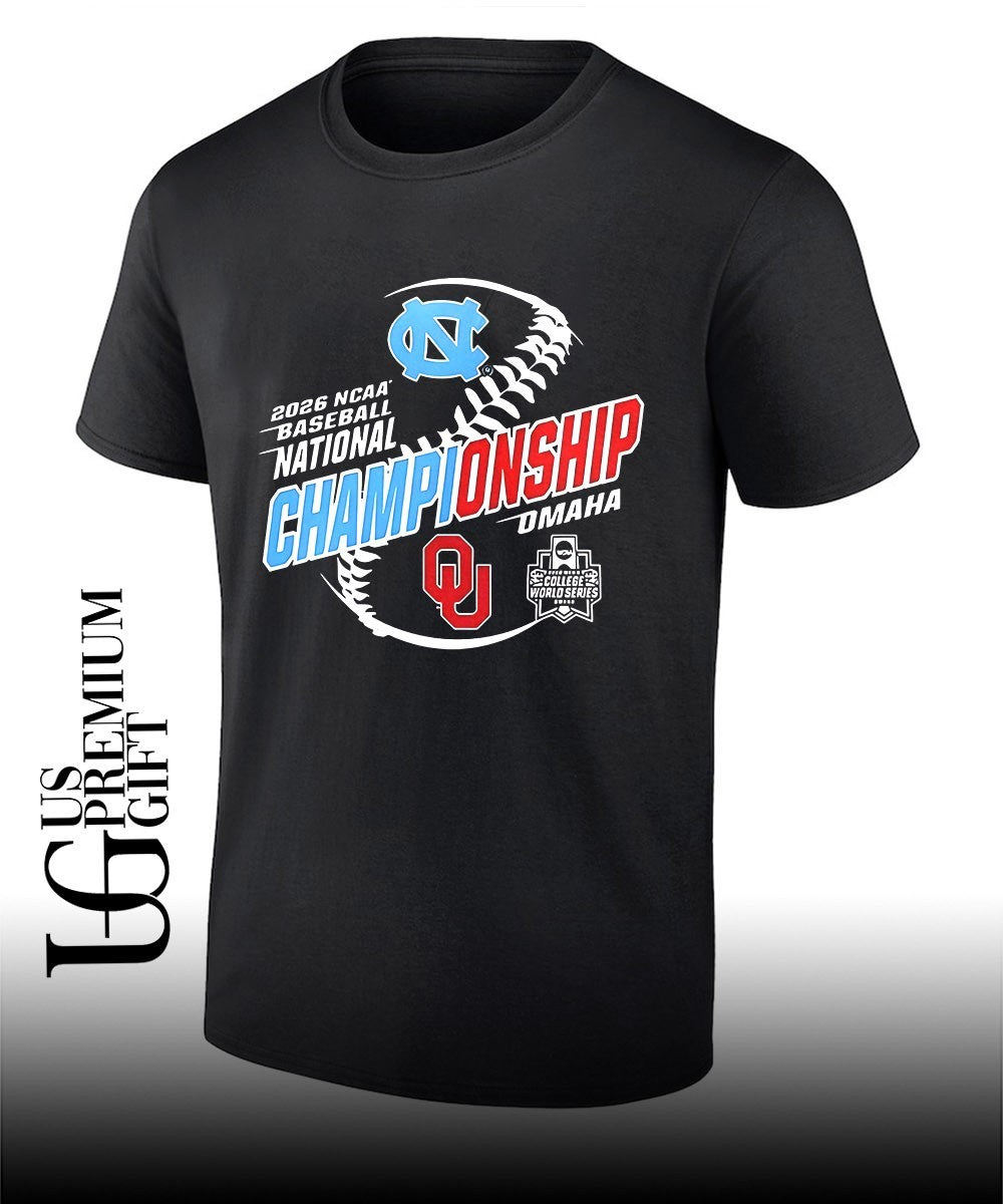 North Carolina vs Oklahoma Sooners 2026 NCAA Baseball National Championship Omaha shirt
