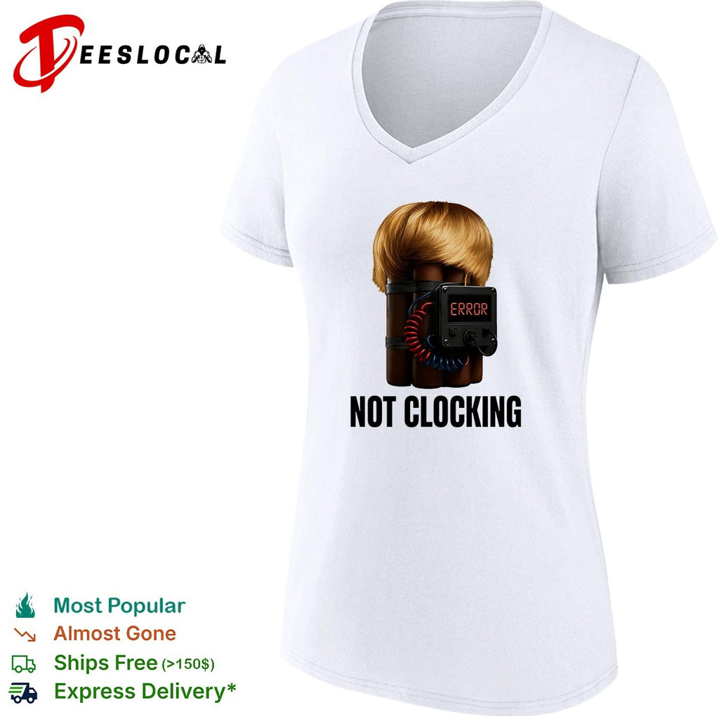 Not clocking error bomb meme shirt