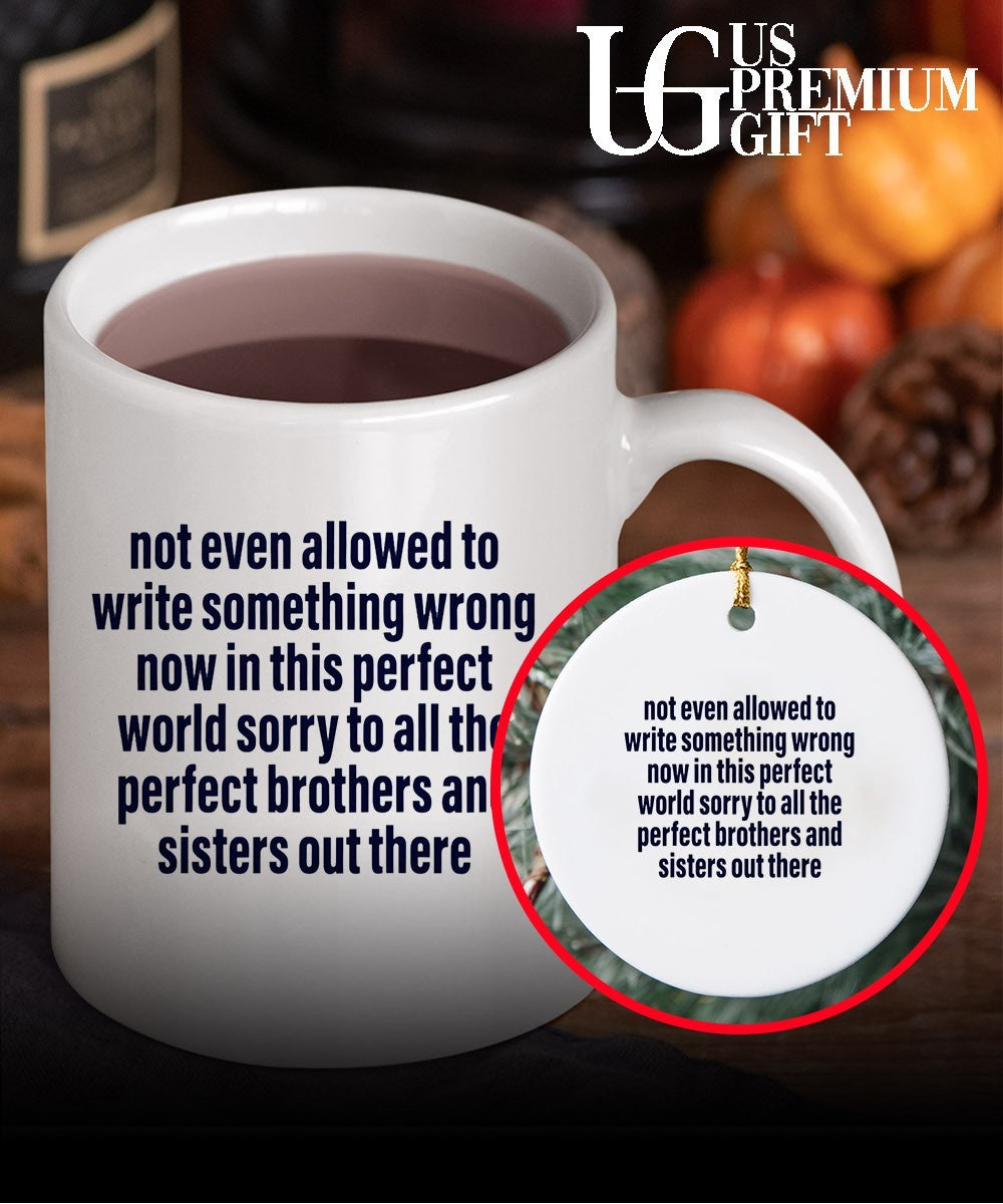 Not even allowed to write something wrong now in this perfect world shirt