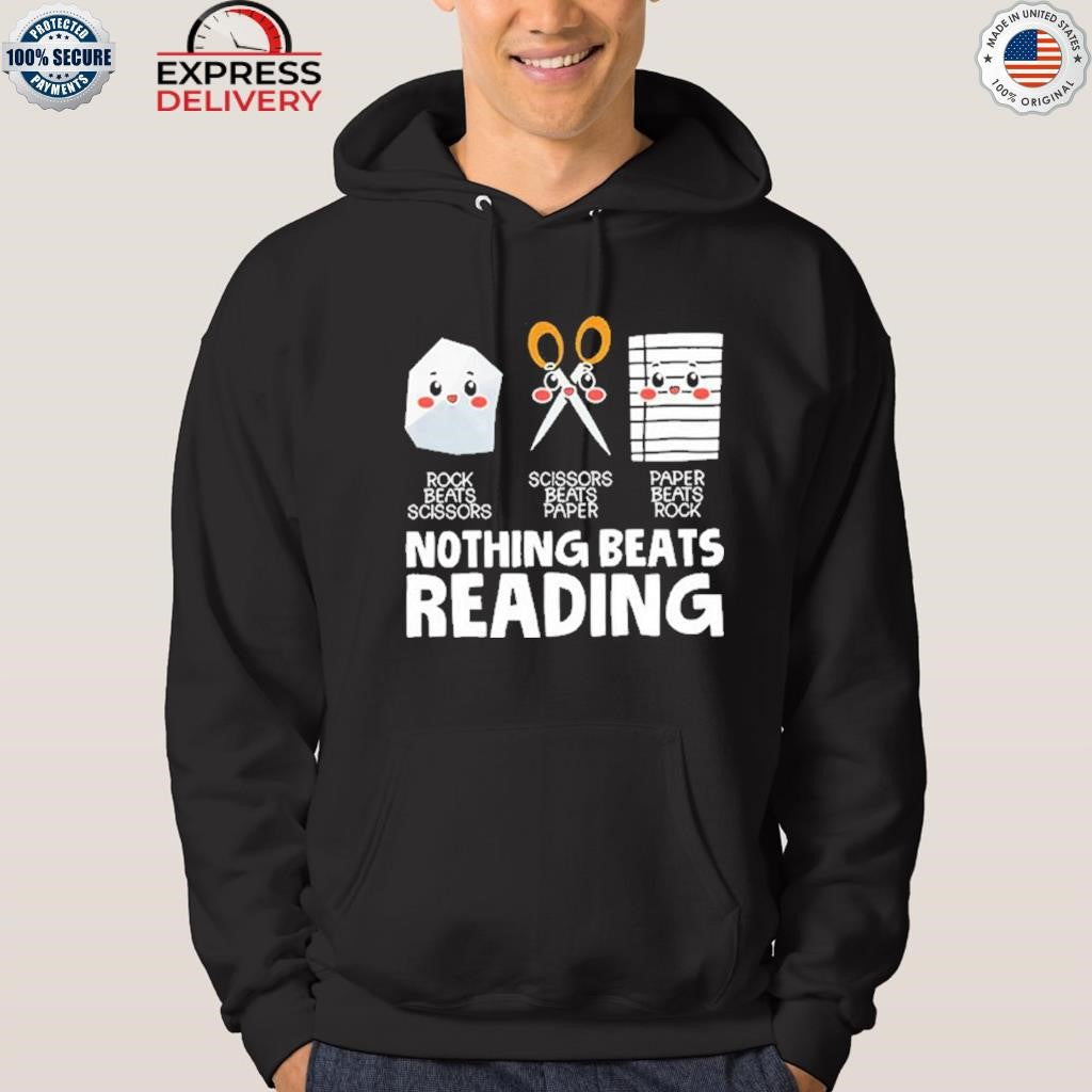 Nothing Beats Reading Rock Beats Scissors Shirt