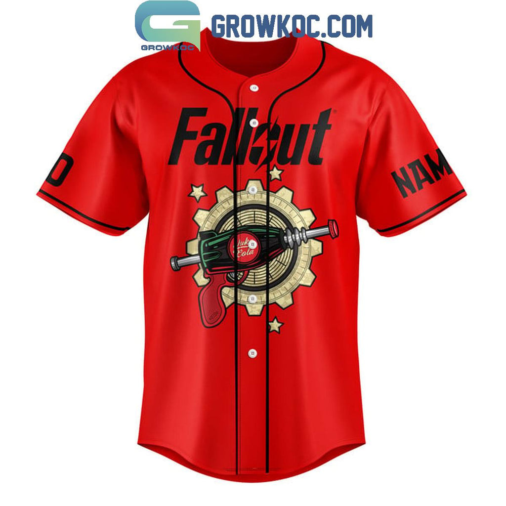 Nuka Cola Zap That Thirst Fallout Love Fan Personalized Baseball Jersey