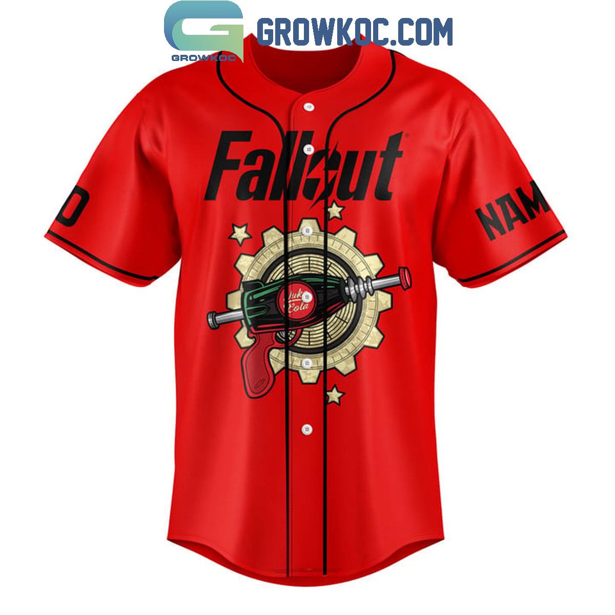 Nuka Cola Zap That Thirst Fallout Love Fan Personalized Baseball Jersey