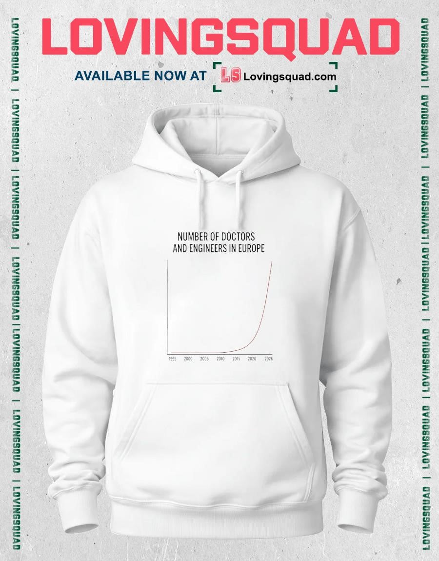Number Of Doctor And Engineers In Europe 1995 2026 T-shirt