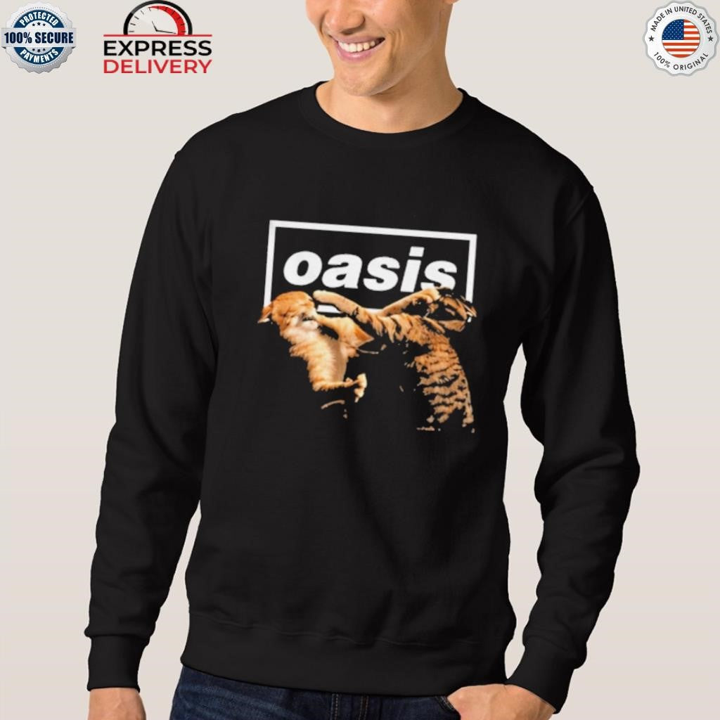 Oasis Gallagher Kitties Cat Meme Shirt