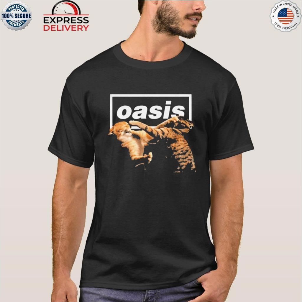 Oasis Gallagher Kitties Cat Meme Shirt