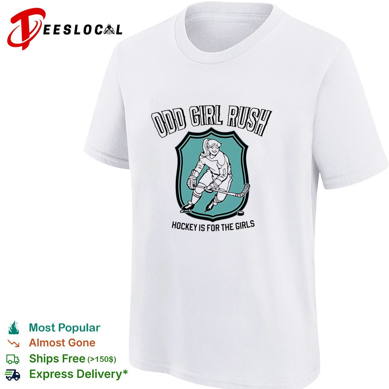 Odd Girl Rush Hockey Is for the Girls shierd shirt