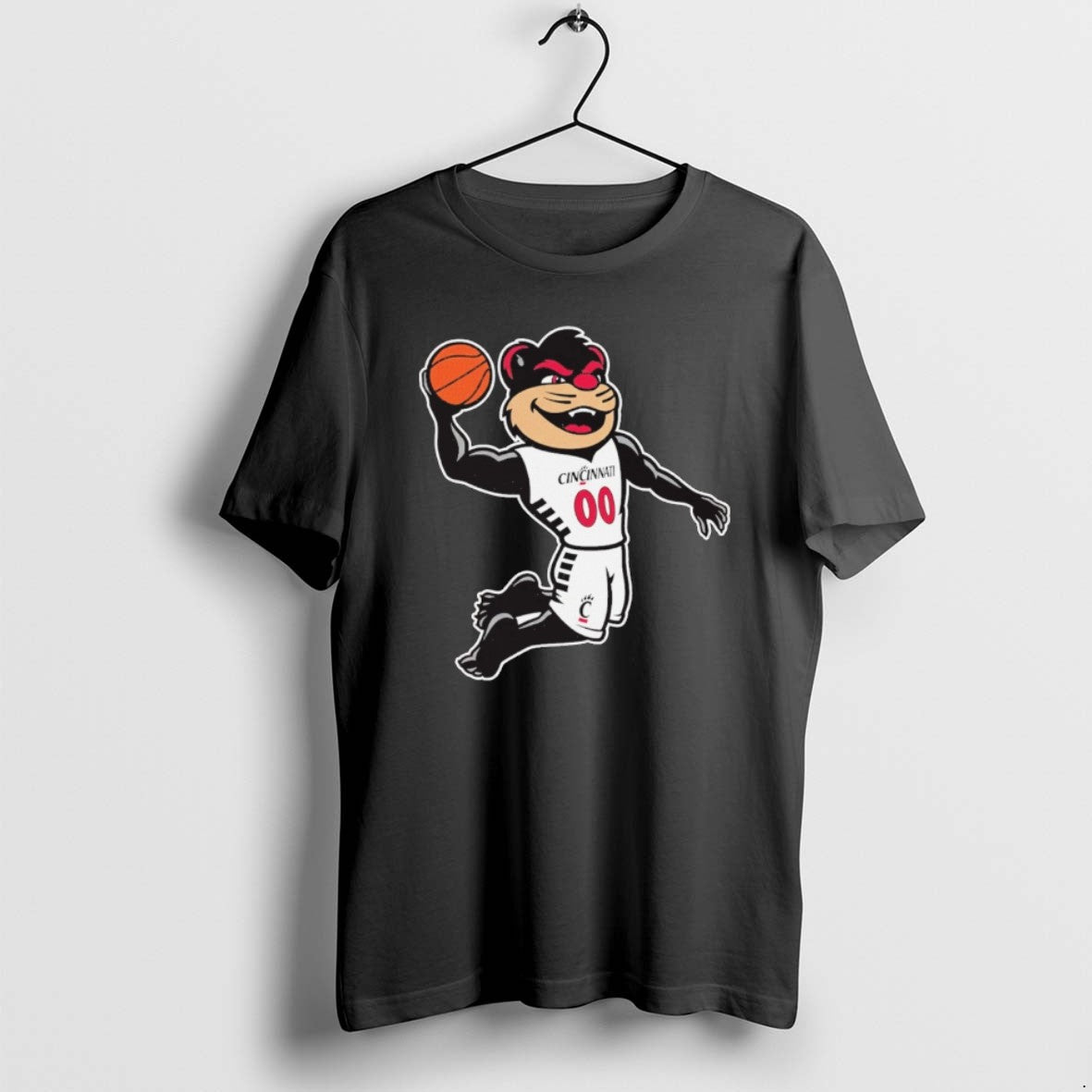 Official 2025 Cincinnati Bearcats Mascot Basketball Specific Pose T-Shirts, Hoodie, Sweatshirt | InkRitualCo.com