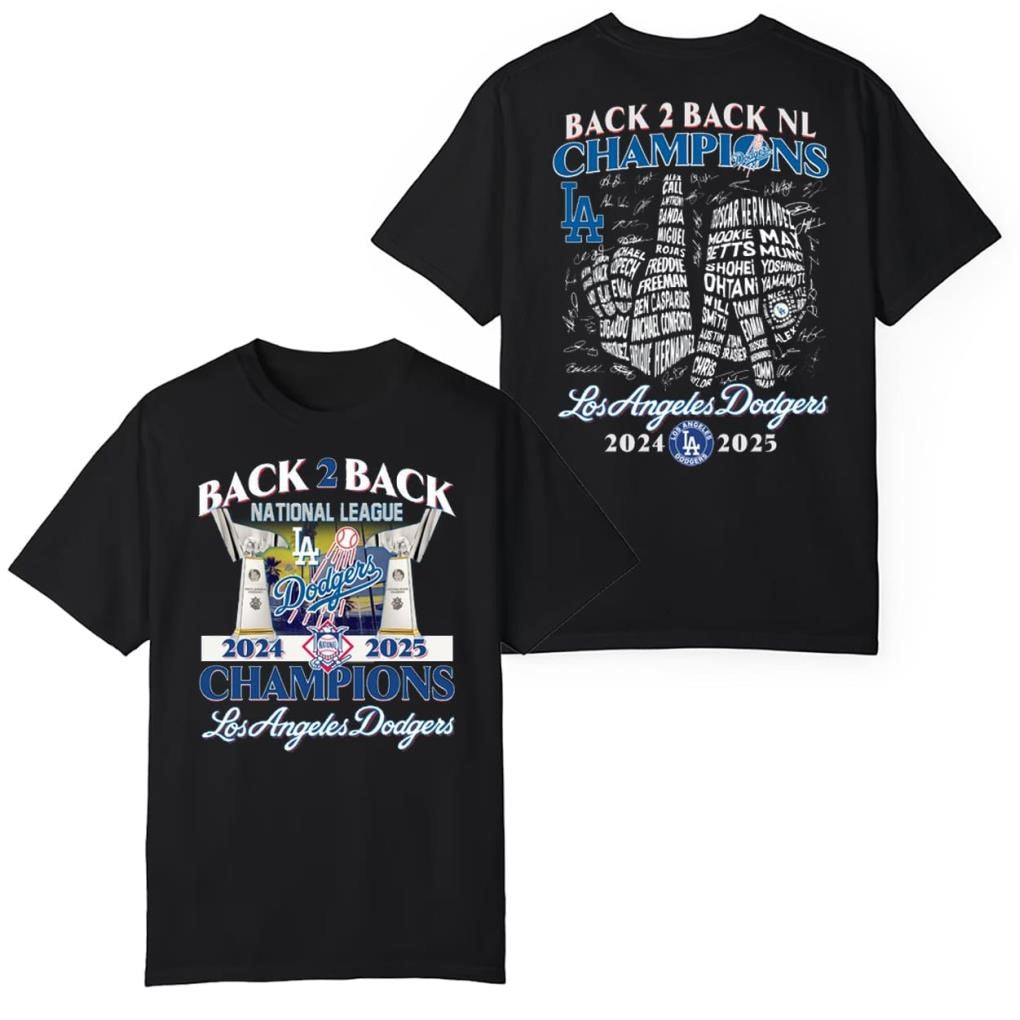 2025 Dodgers B2B National League Champions Shirt
