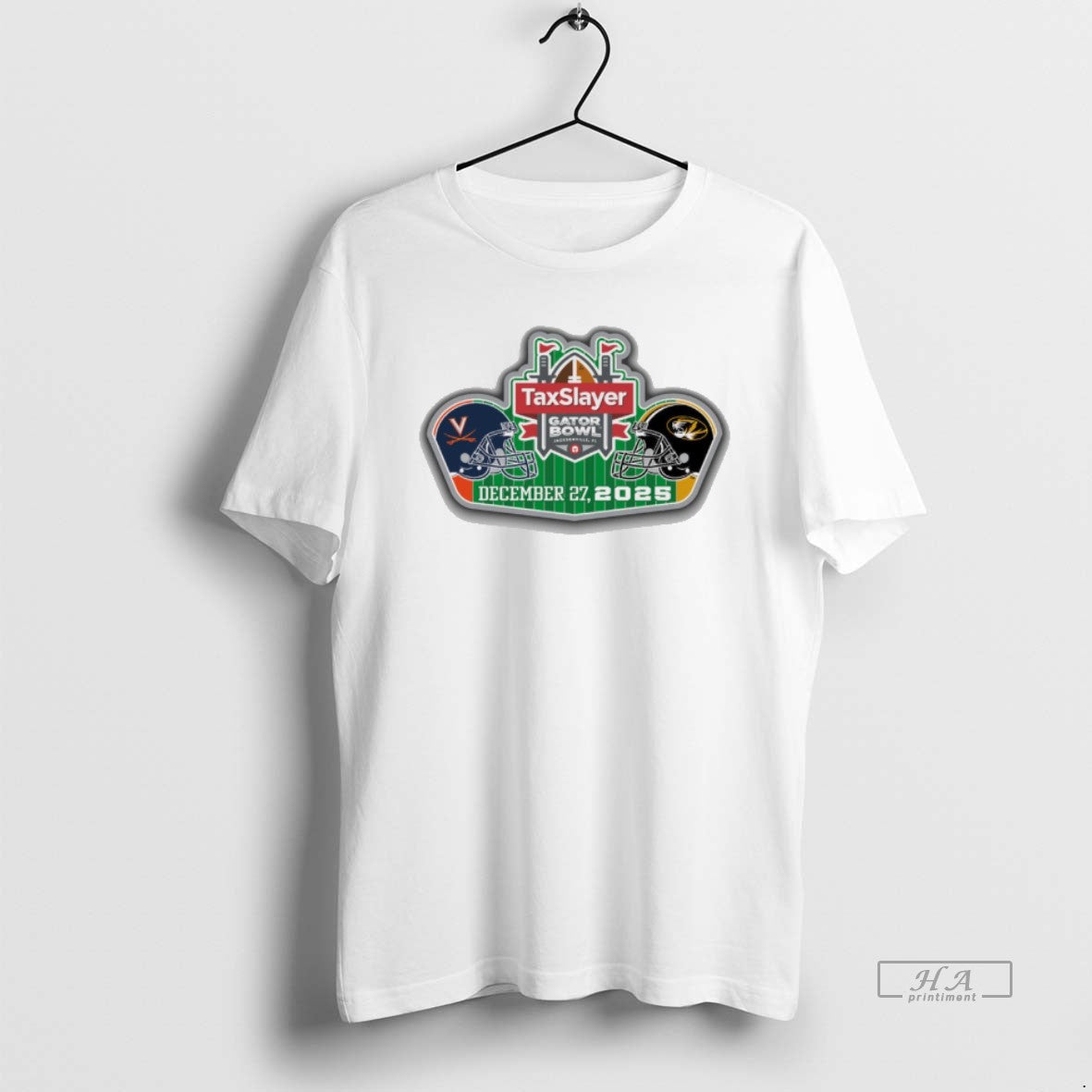 Official 2025 Taxslayer Gator Bowl Virginia Cavaliers Vs Missouri Tigers Commemorative December 27 Logo T-Shirts, Hoodie,...