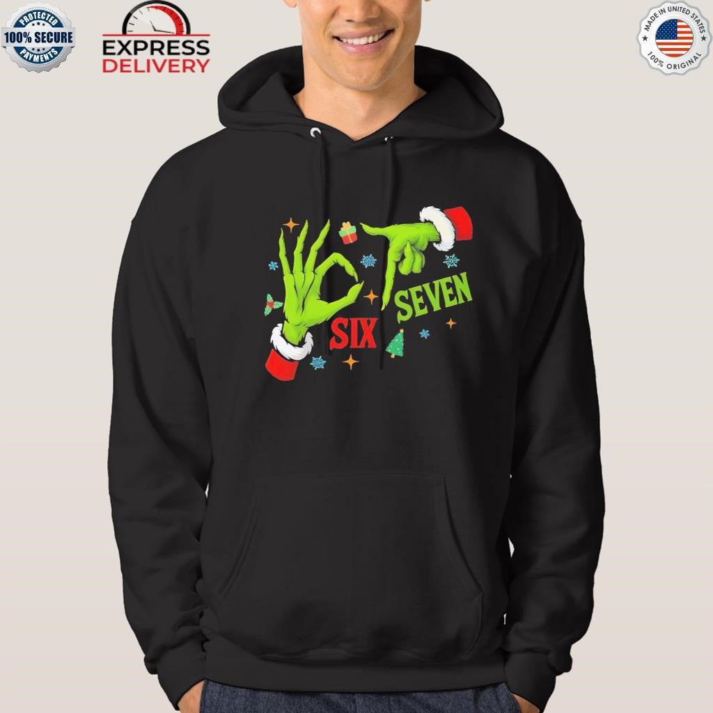 6 7 Six Seven Hand Xmas Christmas Shirt