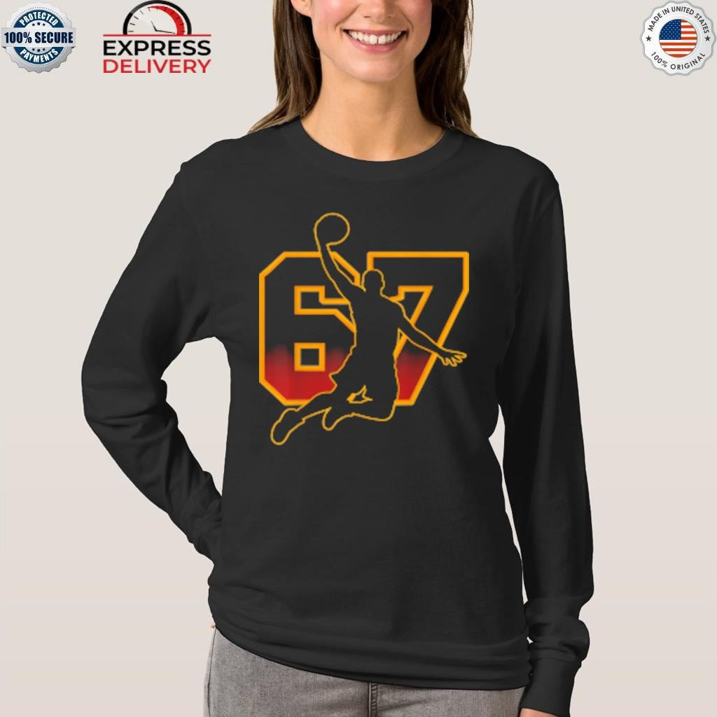 67 Basketball Meme Slam Dunk Position Shirt