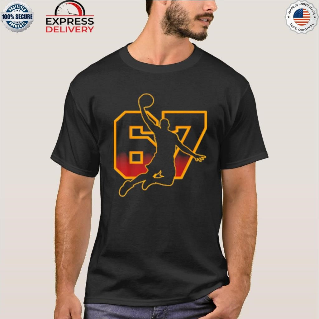 67 Basketball Meme Slam Dunk Position Shirt