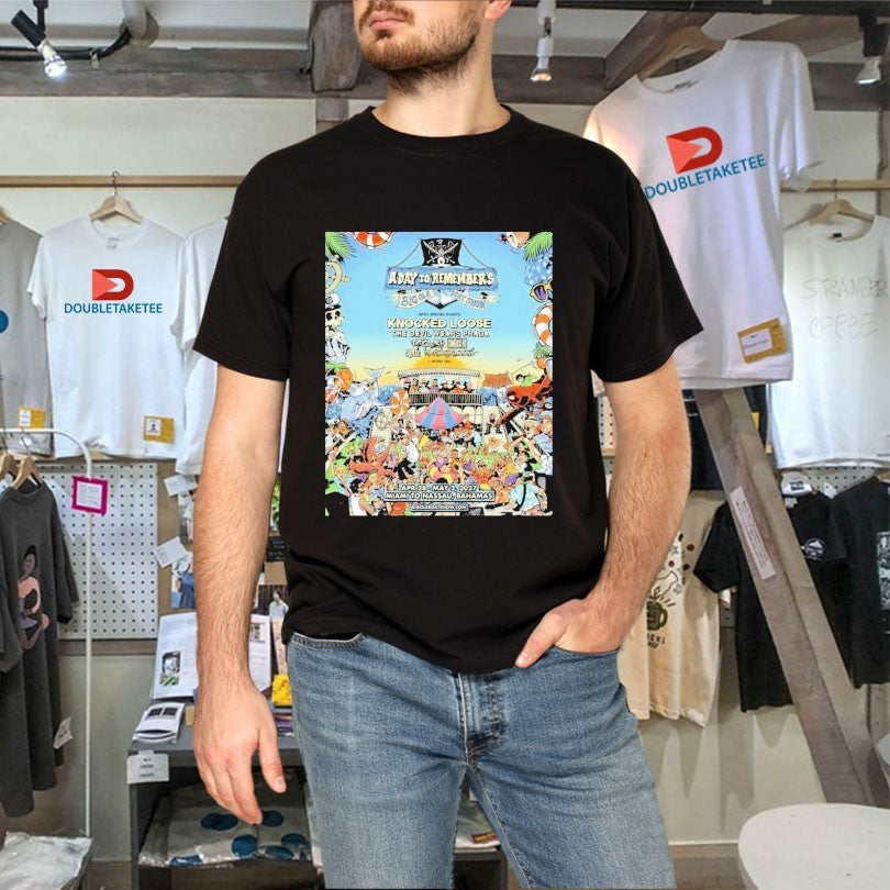 A Day To Remember Big Ole Boat 2026 With Knocked Loose And The Devil Wears Prada On April 28 May 2 2027 Shirts