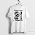 Official A True Patriot Charlie Kirk 31 Usa Freedom 1993 2025 Signature T-Shirts, Hoodie, Sweatshirt | InkRitualCo.com
