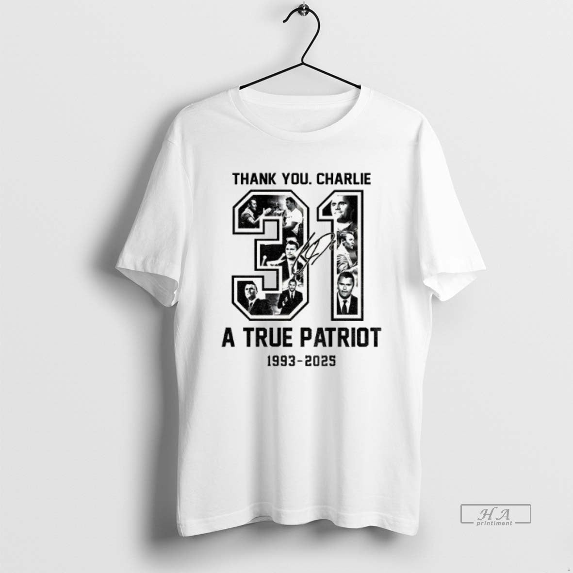 Official A True Patriot Charlie Kirk 31 Usa Freedom 1993 2025 Signature T-Shirts, Hoodie, Sweatshirt | InkRitualCo.com