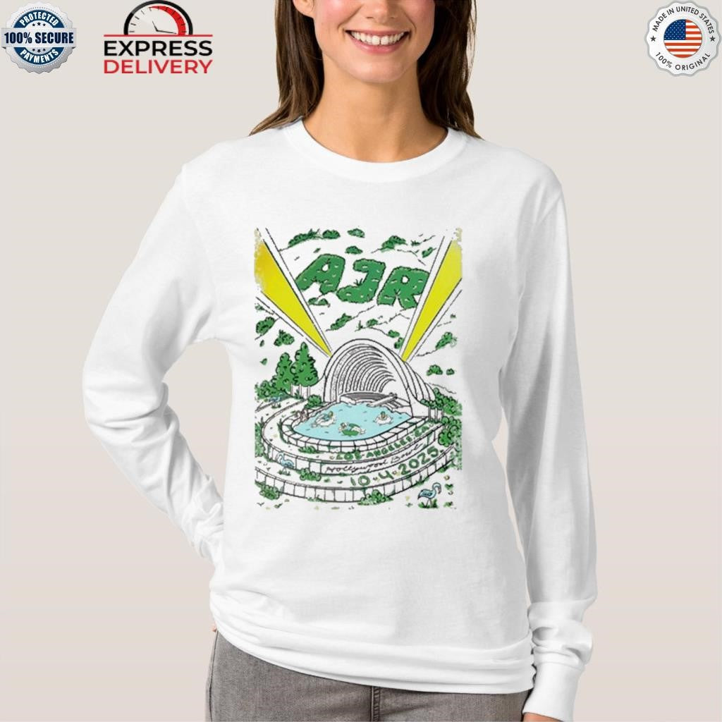 AJR Oct 4 2025 Hollywood Bowl Los Angeles Ca Tour Shirt