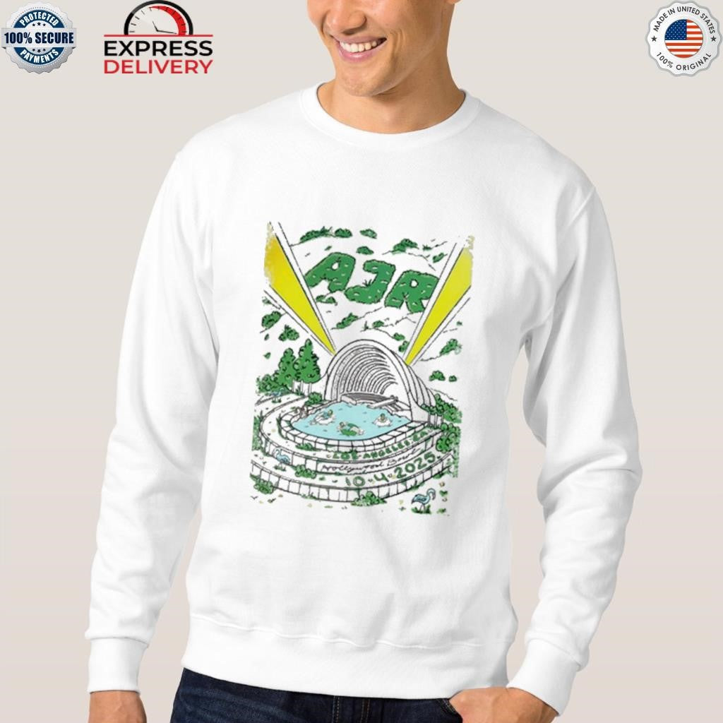 AJR Oct 4 2025 Hollywood Bowl Los Angeles Ca Tour Shirt