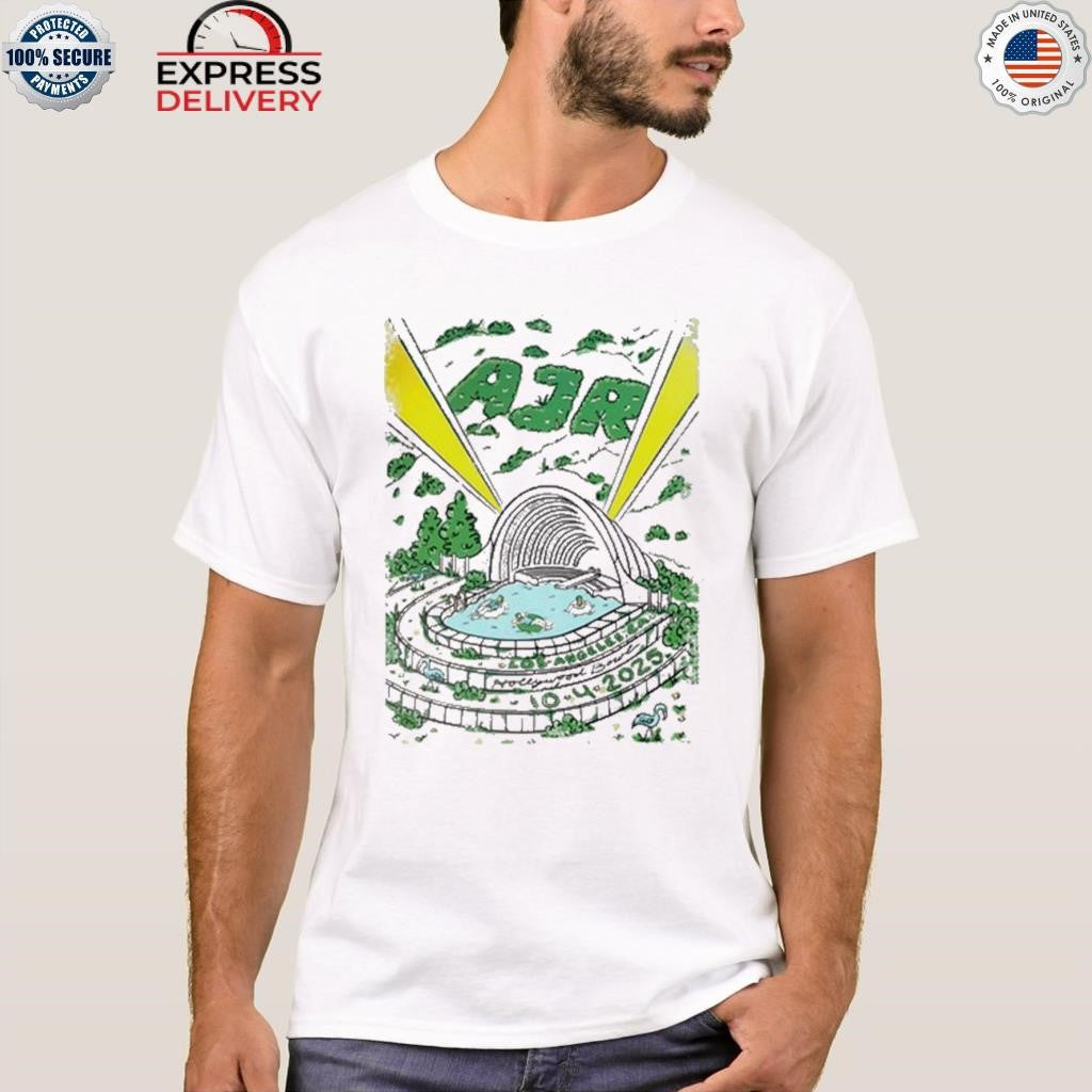 AJR Oct 4 2025 Hollywood Bowl Los Angeles Ca Tour Shirt