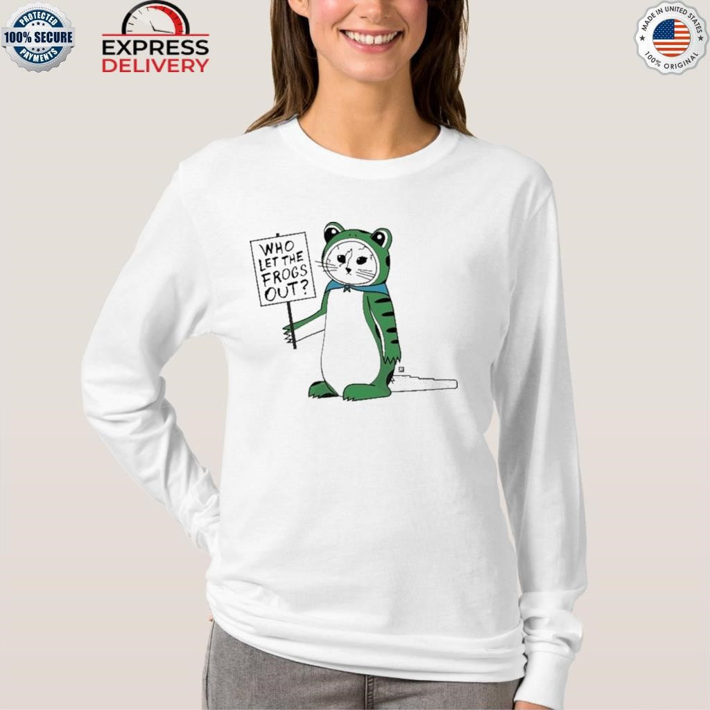 ANTIFA Frog Gary Who Let The Frog Out Shirt