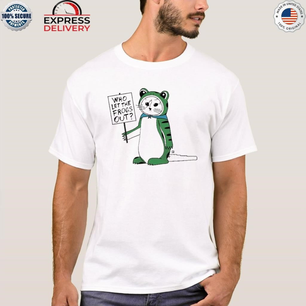 ANTIFA Frog Gary Who Let The Frog Out Shirt