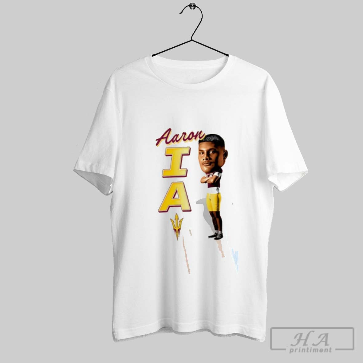 Official Aaron Ia Arizona State Sun Devils Caricature T-Shirts, Hoodie, Sweatshirt | InkRitualCo.com