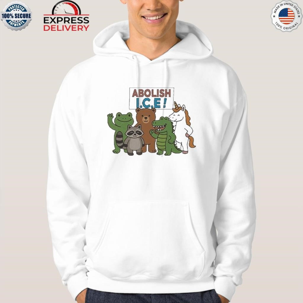 Abolish ICE Frog Unicorn Raccoon Bear Dinosaur Shirt