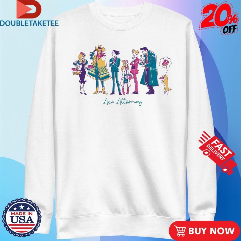 Ace Attorney Lawful Lunch Break Shirts