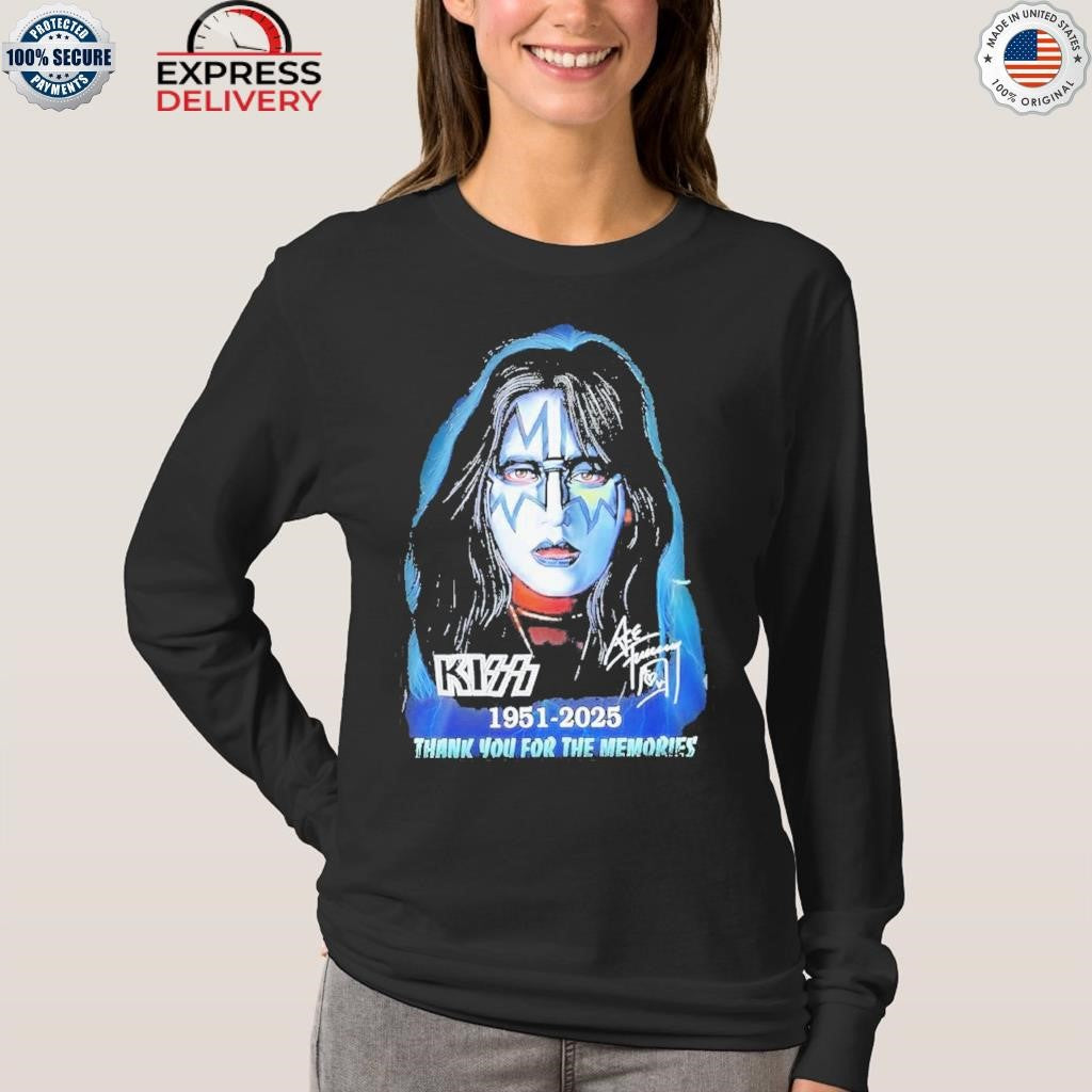 Ace Frehley 1951-2025 Music Lasts Forever Shirt