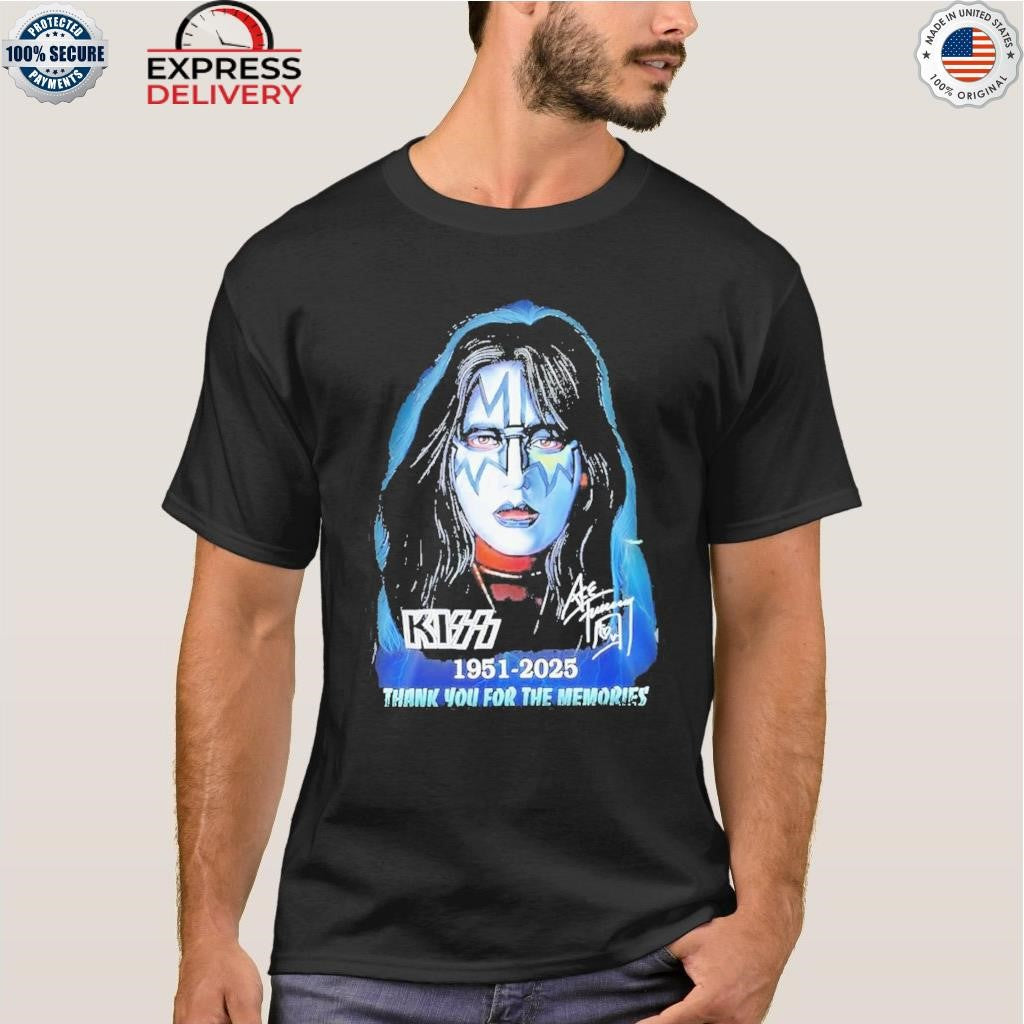 Ace Frehley 1951-2025 Music Lasts Forever Shirt