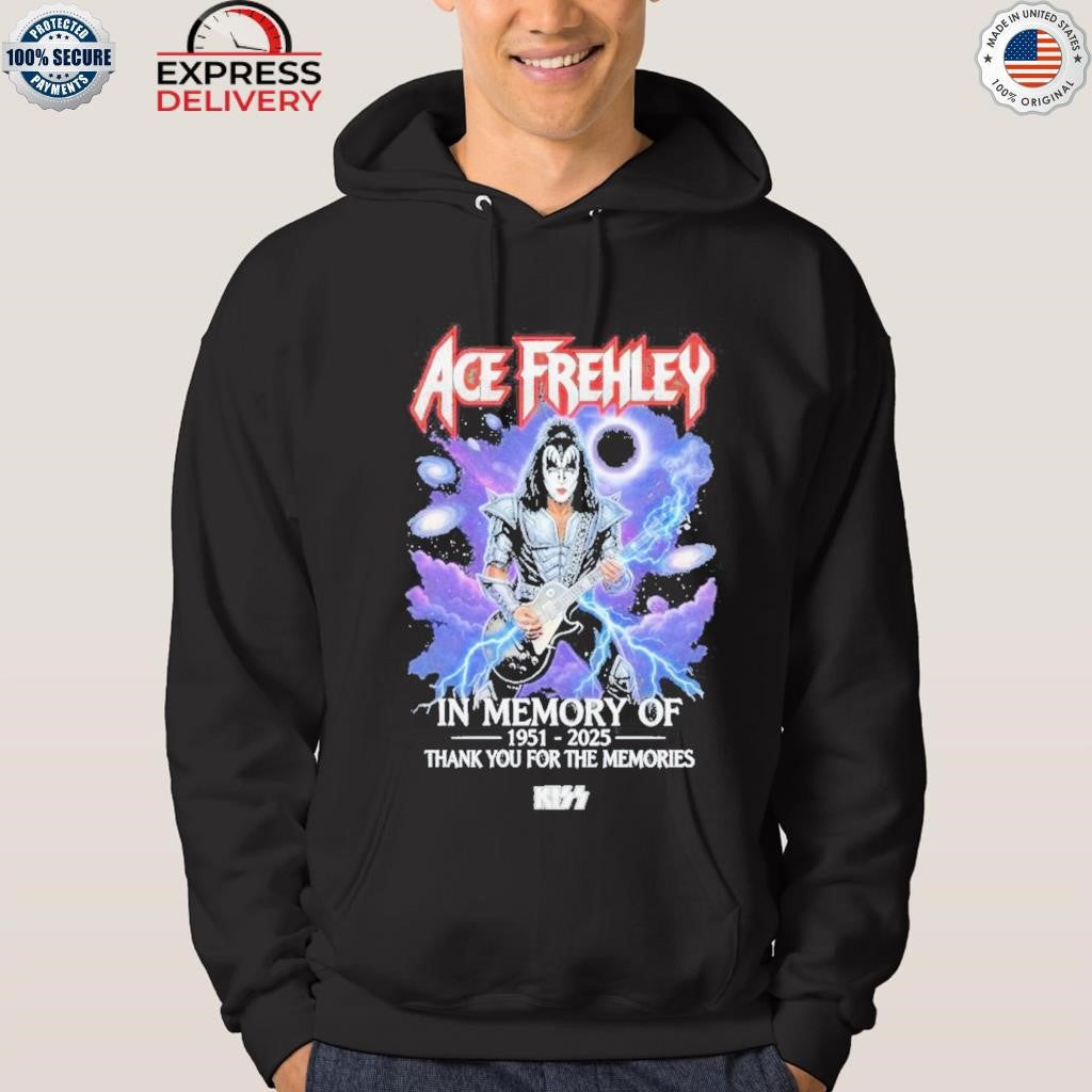 Ace Frehley In Memory Of 1951-2025 Thank You For The Memories Shirt